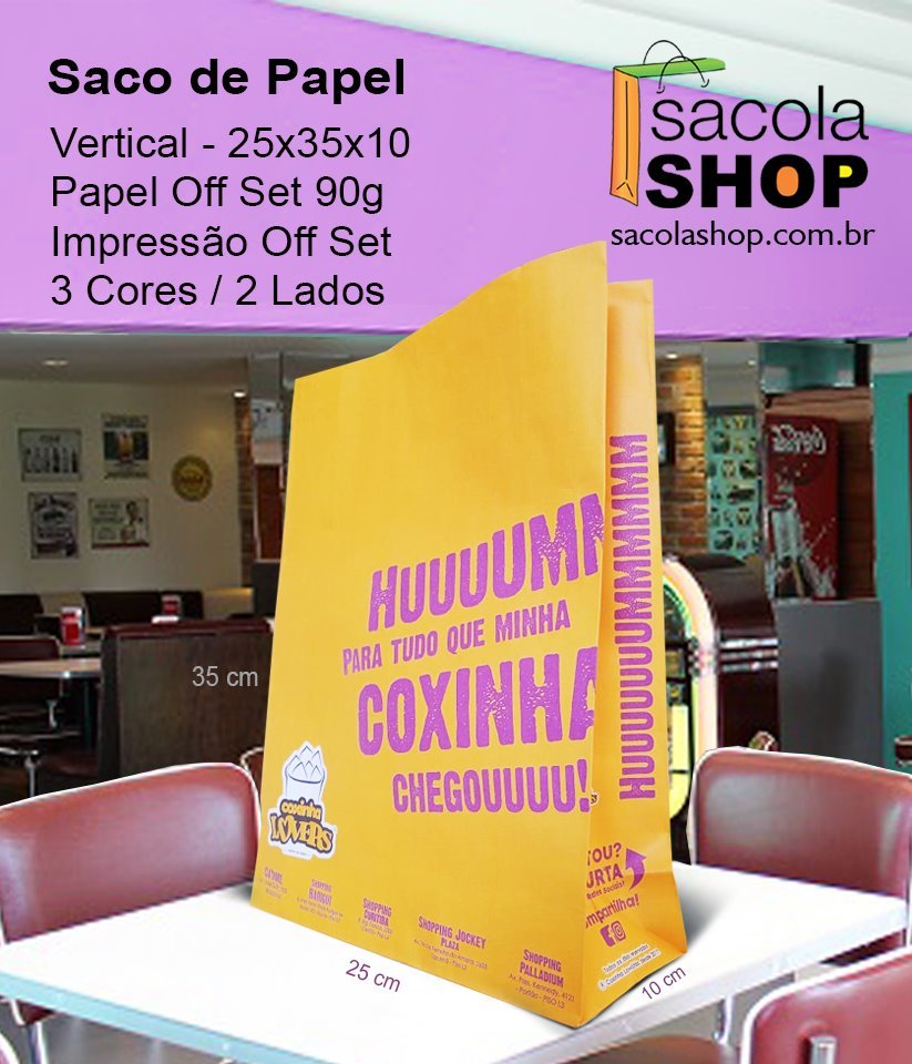 Sacos de papel kraft para embalagens