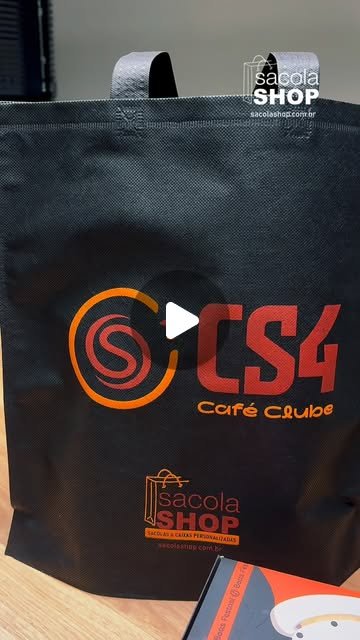 Sacola personalizada da CS4 Café